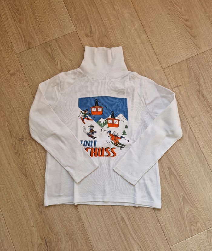 Lot de 5 tee shirts à manches longues + 3 sous pulls col roulés - photo numéro 2