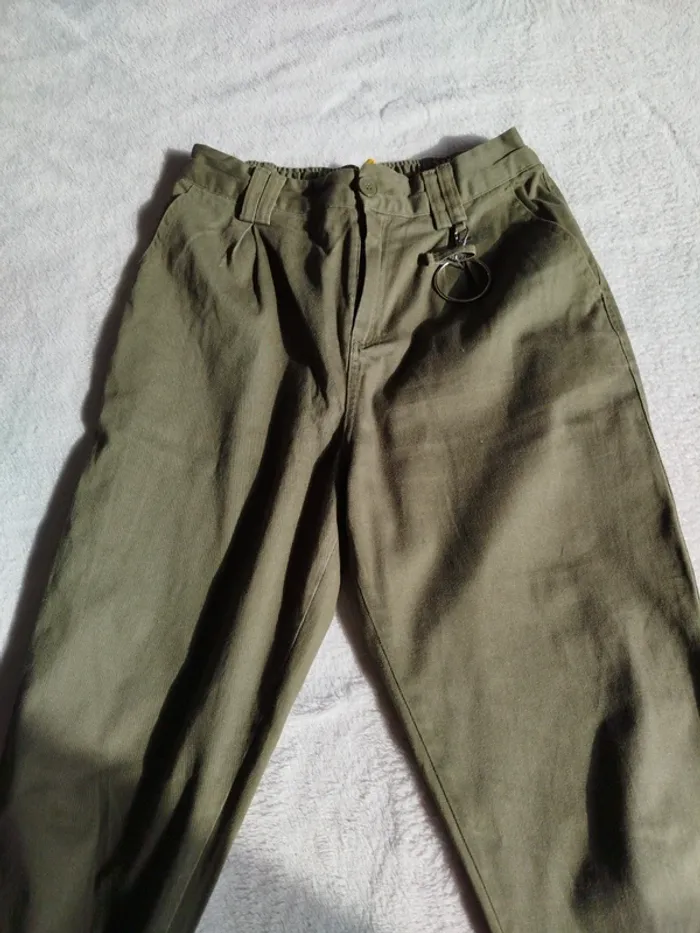 Pantalon kaki femme style ballon Jennifer taille 38 - photo numéro 3