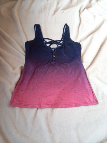💝 -50% Top débardeur t-shirt sans manches dégradé