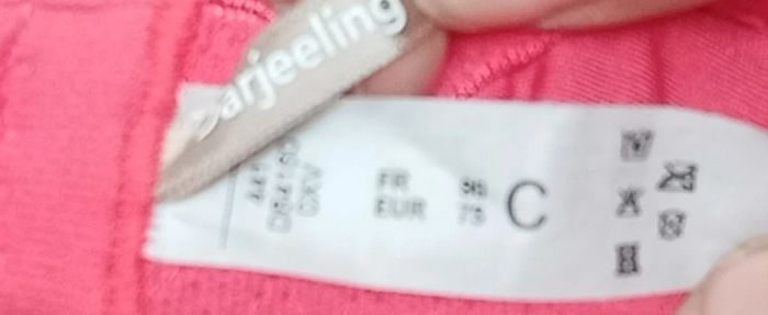 Soutien-gorge Darjeeling corail dentelle 90C - photo numéro 4