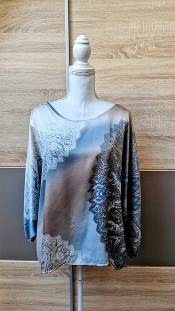 Blouse manches chauve souris.