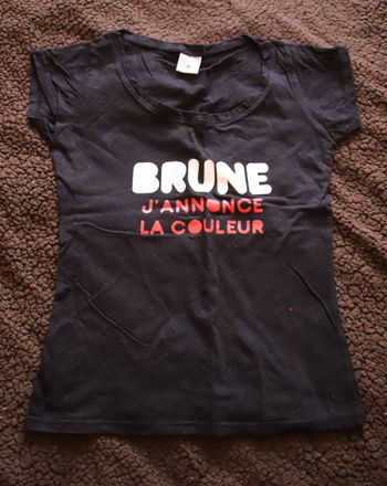 T-shirt à message, décolleté rond