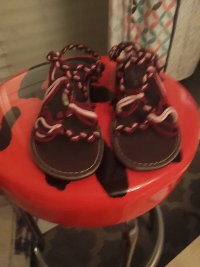 Paire de sandales cuir tressage artisanal la tatane femme p 37 - photo numéro 2