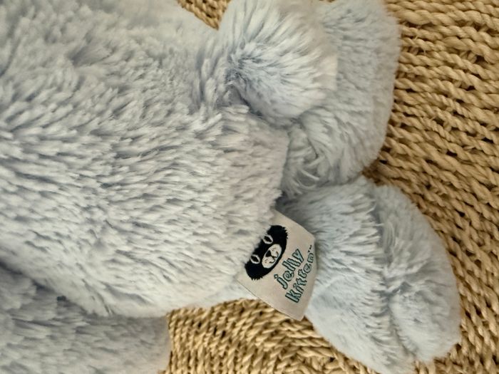 JELLYCAT DOUDOU OURS POIL BLEU JELLY KITTEN - photo numéro 4