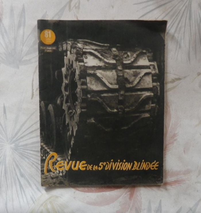 REVUE DE LA 5e DIVISION BLINDEE n°81 JUILLET 1952