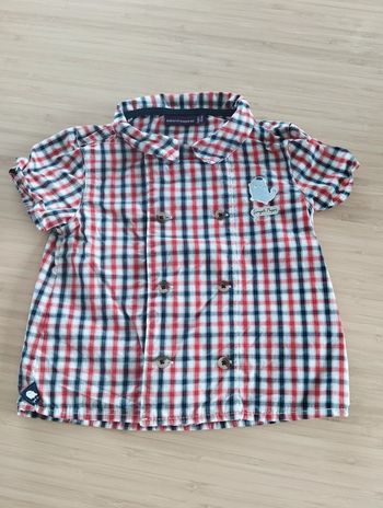 chemise a carreaux sergent major 12 mois