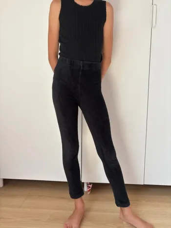 Legging velours noir