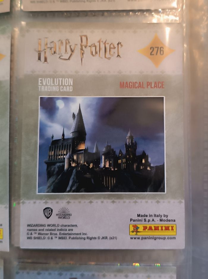Évolution trading cards gold harry potter numéro 276 - photo numéro 2