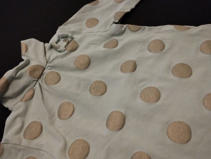 Haut bleu et doré - photo numéro 2