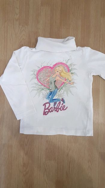 Col roulé Barbie 3 ans
