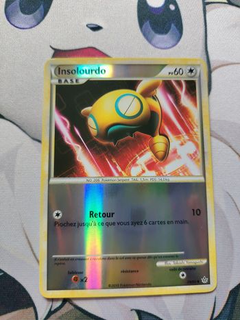 Carte pokémon Insolourdo 29/95 - reverse