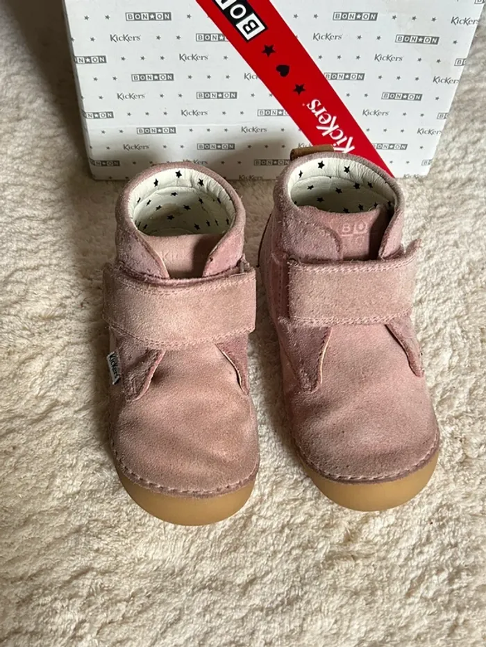 Chaussures bottillons Kickers Bonton fille 24 - photo numéro 2