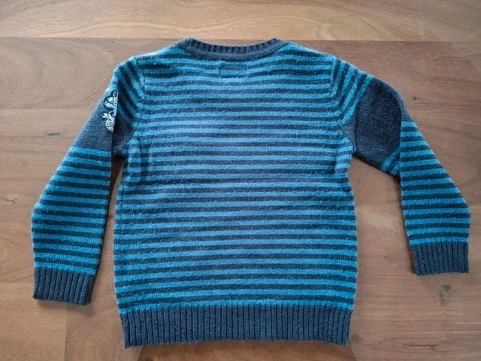Pull bleu garçon La compagnie des petits 3 ans - photo numéro 3