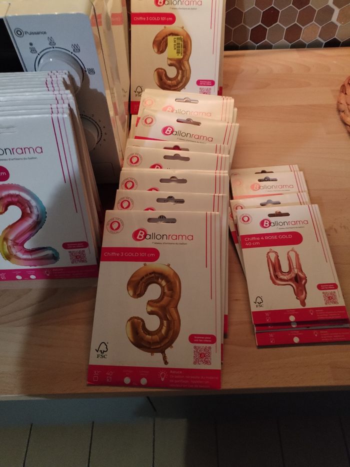 Ballons anniversaire - photo numéro 2