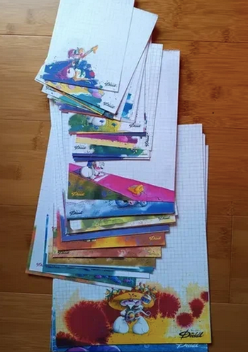 Lot diddl neuf - 110 feuilles diddl anciennes blanches