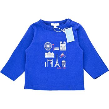 T-Shirt à manches longues 6 mois en coton Jacadi