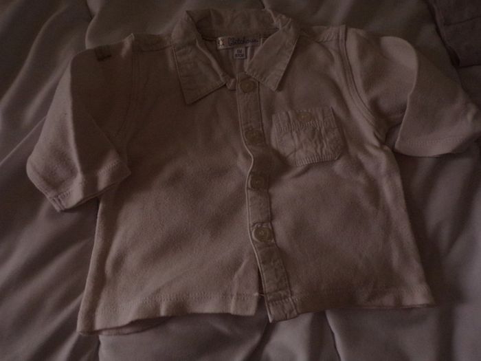 Chemise manches longues 6 mois Kitchoun