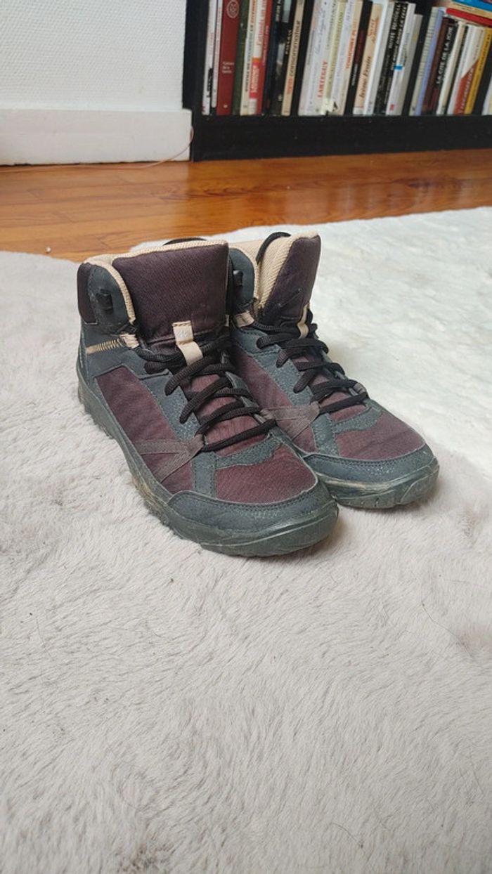 Chaussures de randonnée montante en toile - photo numéro 3
