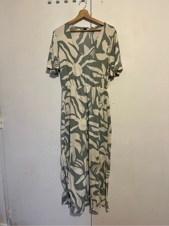 Robe longue fleurie