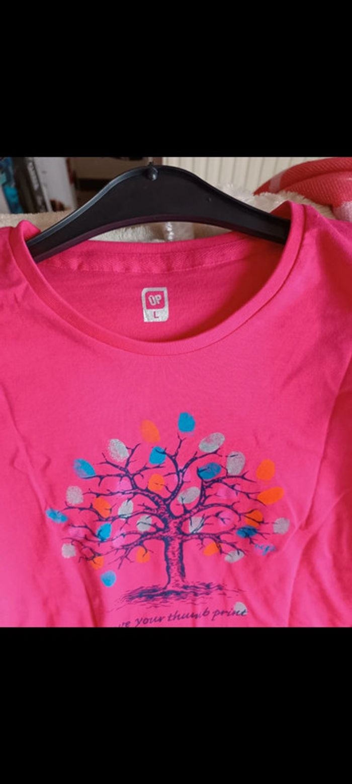 T-shirt manches longues  arbre de vie - neuf - taille L - photo numéro 2
