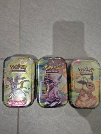 Mini tins pokemon evolution prismatique 