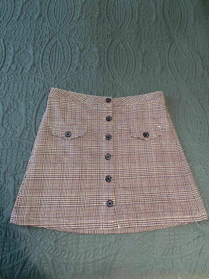 Petite jupe à carreaux bordeaux 44 🌸 Ucollection