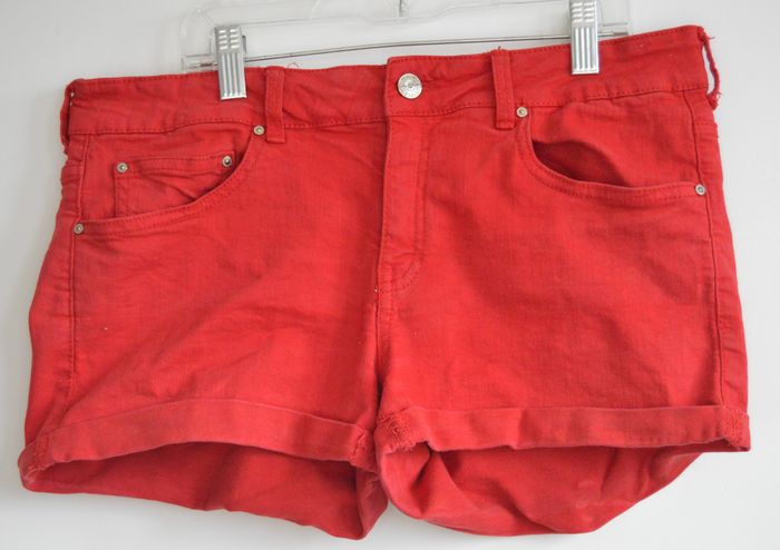 Short rouge Mango Denim&Tees taille 40