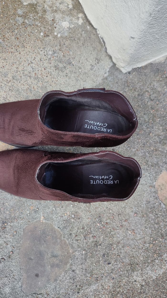Bottines marron La Redoute 38 - photo numéro 6