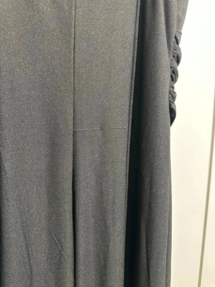 Robe noire longue pour soirée chic Taille S - photo numéro 9