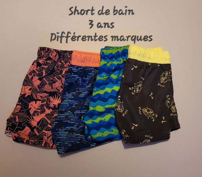 🐼 Lot short de bain 3 ans 🐼