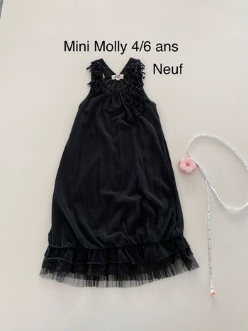 Robe Mini Molly neuve noire 6 ans