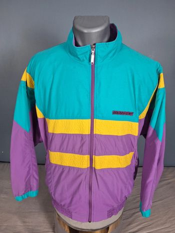 Veste vintage golden cup / homme taille L - multicolore - brodé