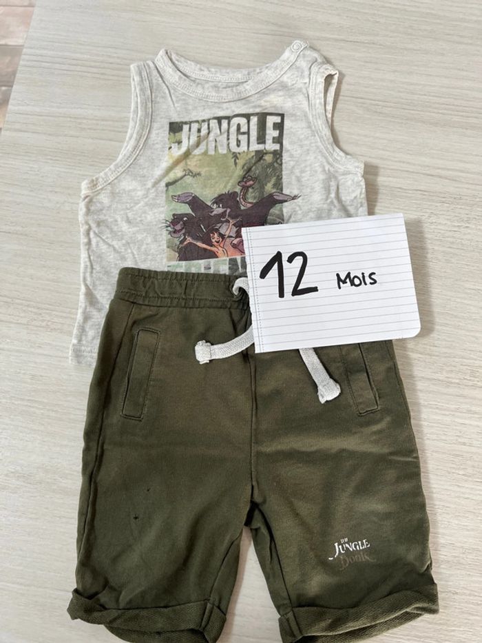 Ensemble été Livre de la Jungle Disney 12 mois