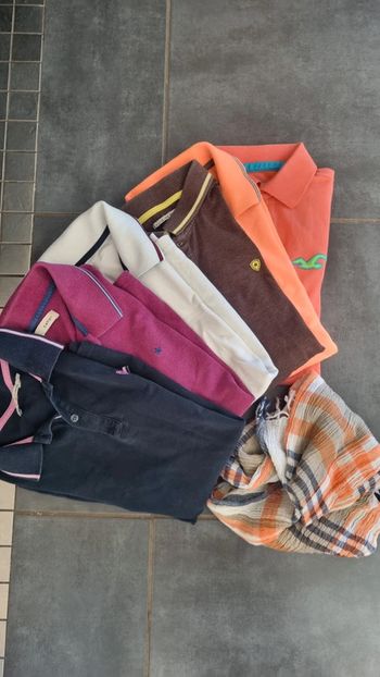 Lot 6 Polo homme taille S hollister