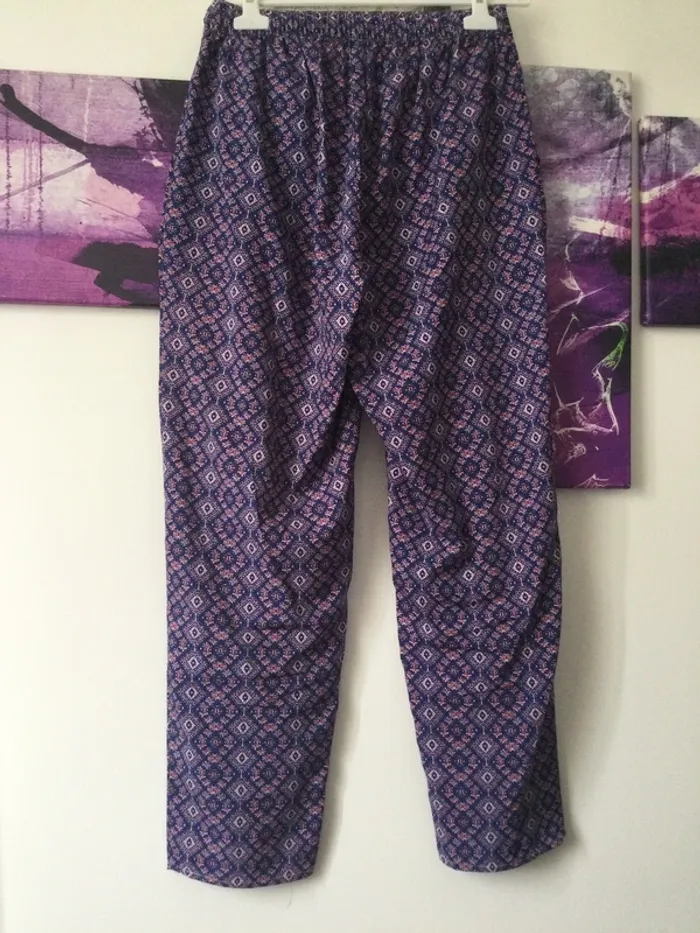 Pantalon d’été léger à motifs taille 36 - photo numéro 3