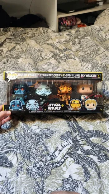 Star wars - lot de 4 figurines Funko pop spécial édition