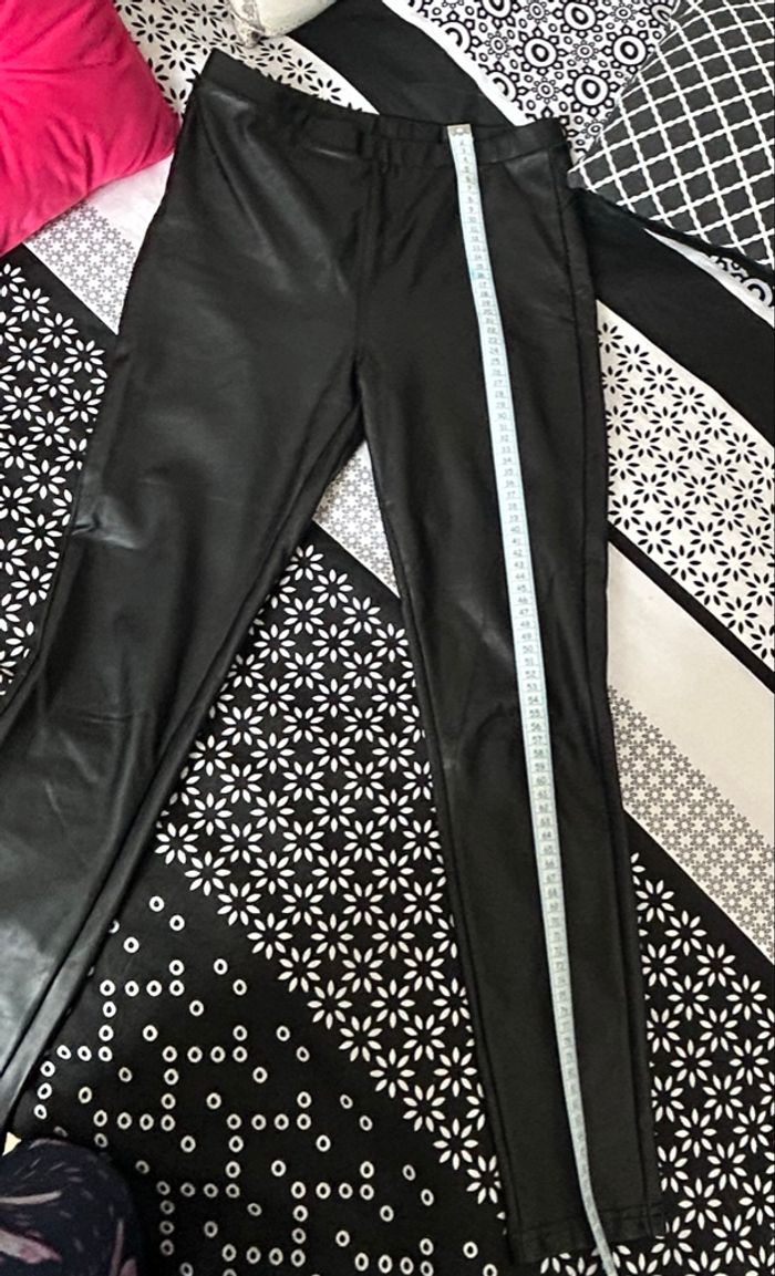 Legging, imitation, cuir, taille 36 - photo numéro 7