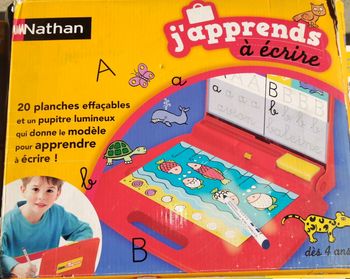 J 'apprend à écrire, Nathan des 4 ans.