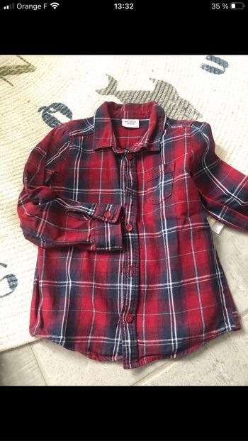 Chemise à carreaux