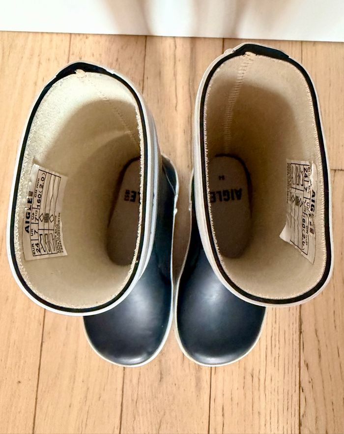 Bottes de pluie Aigle - Taille 24 - photo numéro 4