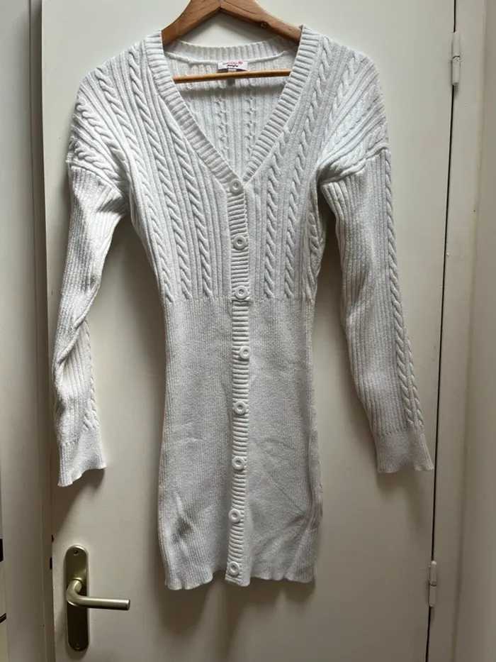 Robe moulante blanche