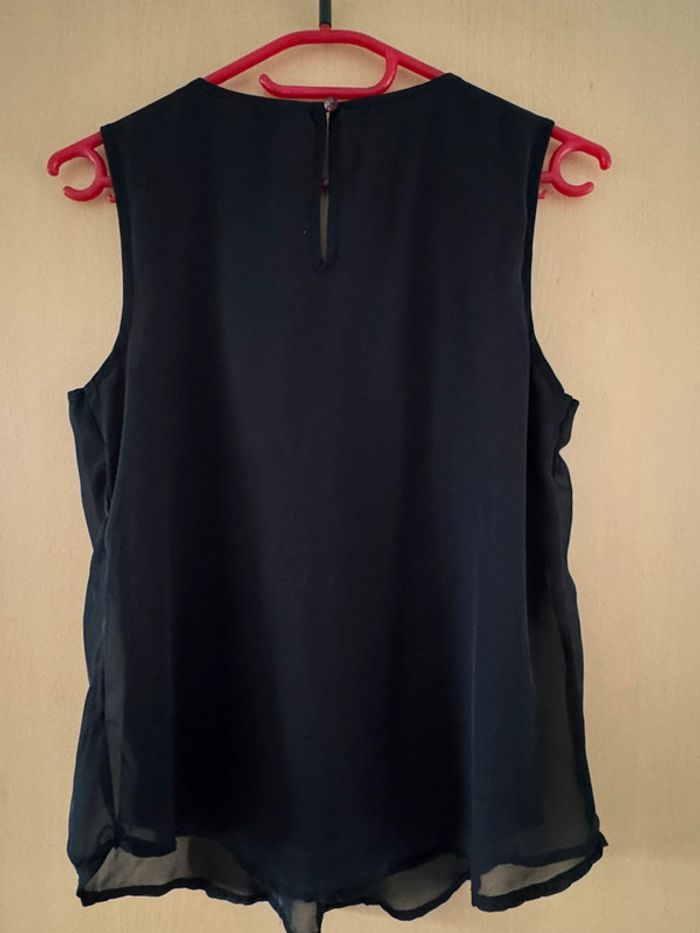 Top noir voile vero moda - photo numéro 3