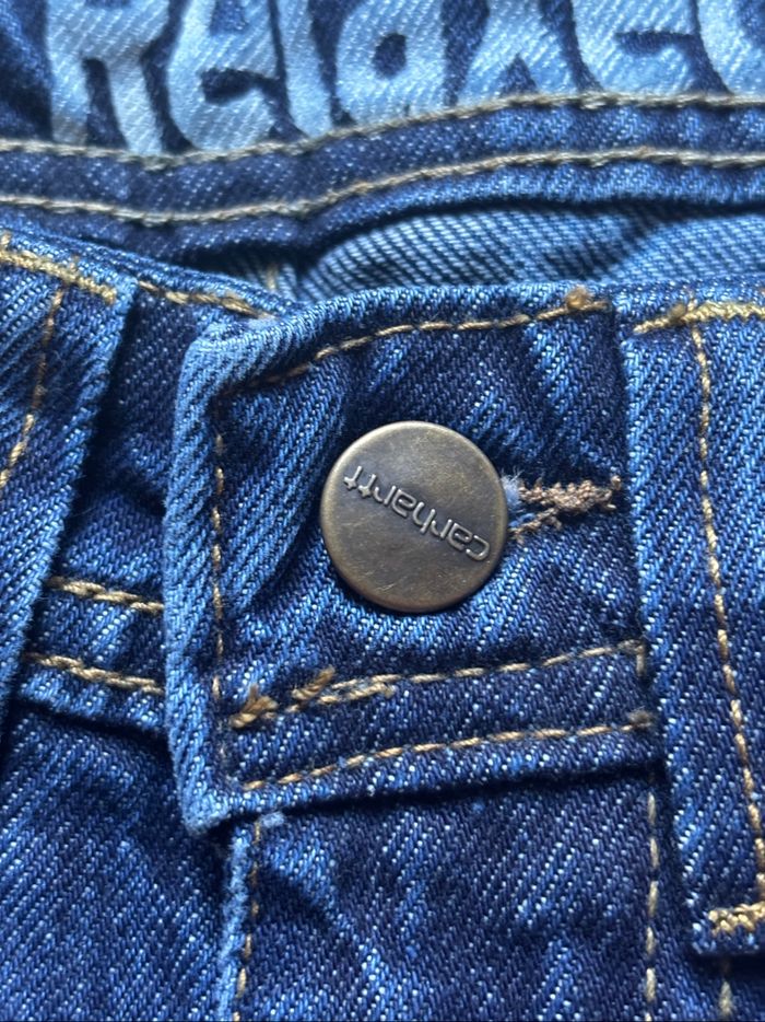 Short Carhartt Single Knee Rework Bleu Marine S / 30 - photo numéro 4