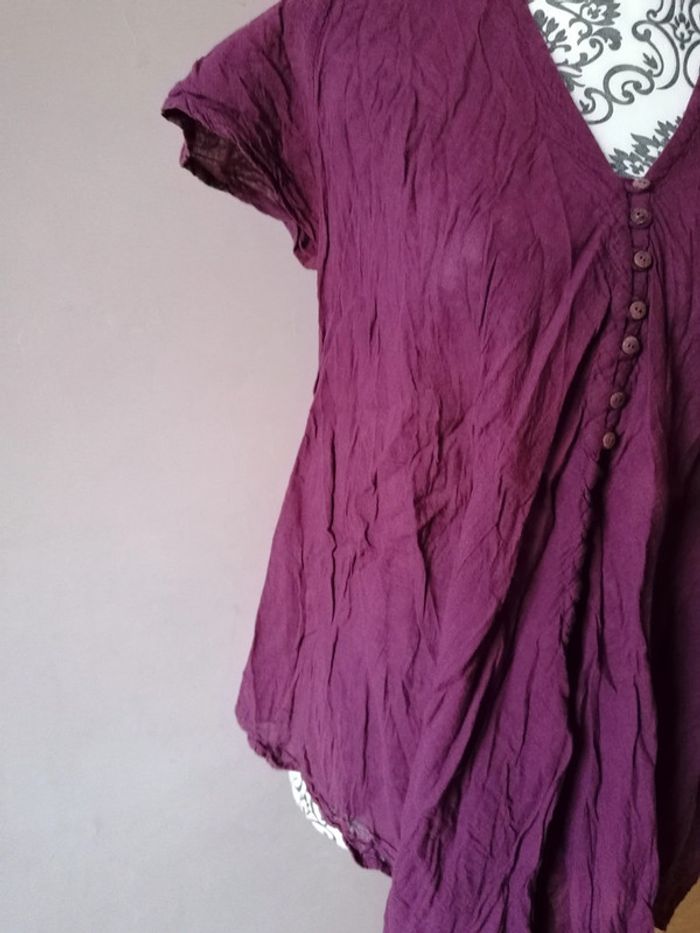 Chemise ample effet froissé #boutiqueindépendante - photo numéro 3