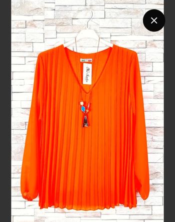 Tunique plissée taille unique