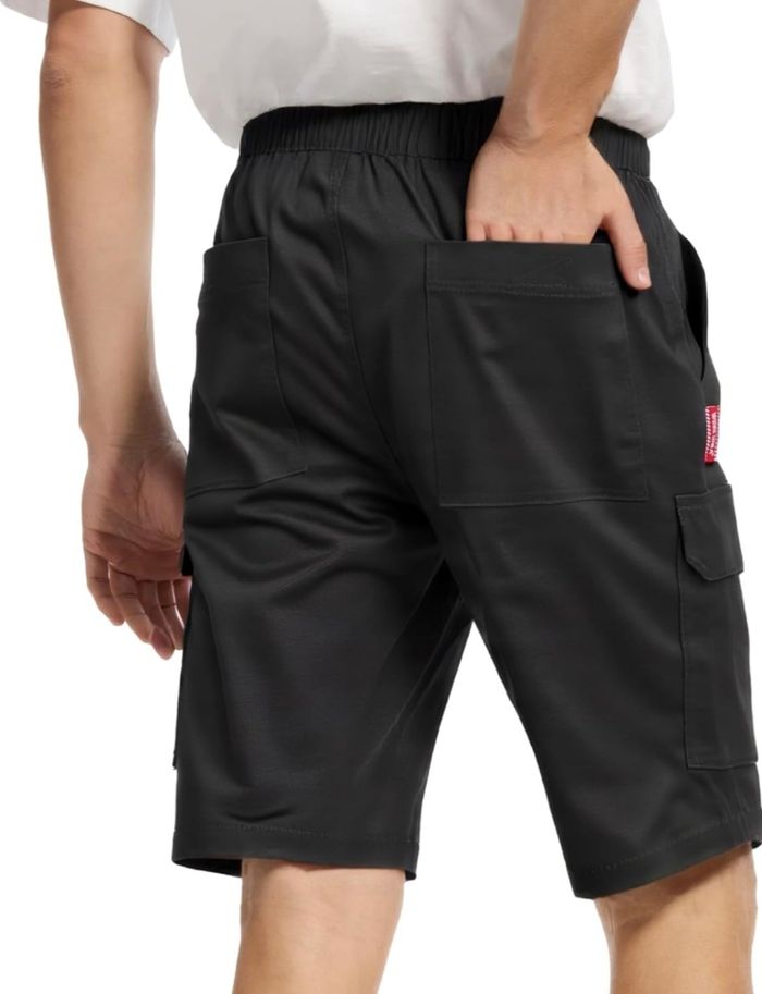 Short homme Cargo  résistant travail noir - photo numéro 4