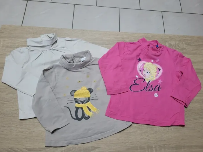Lot de 3 sous-pulls fille en 18 mois