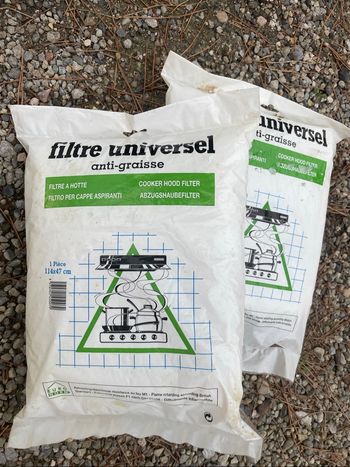 2 paquets de filtres