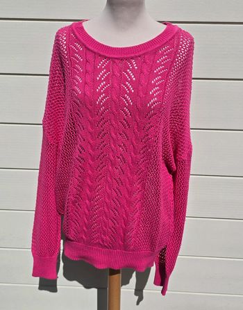 Pull maille ajourée Taille XL Neuf