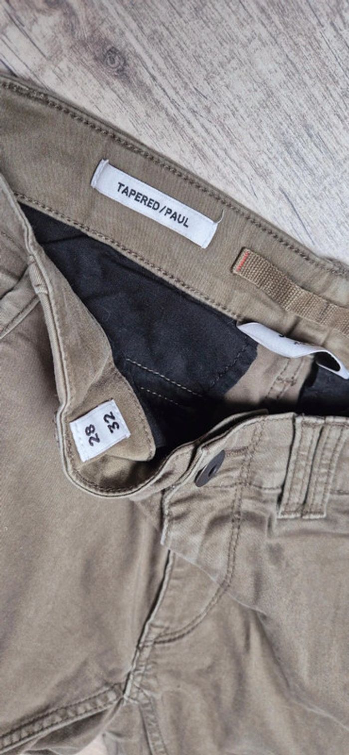 Pantalon cargo garçon kaki - Jack & Jones - 12/14 ans - photo numéro 3
